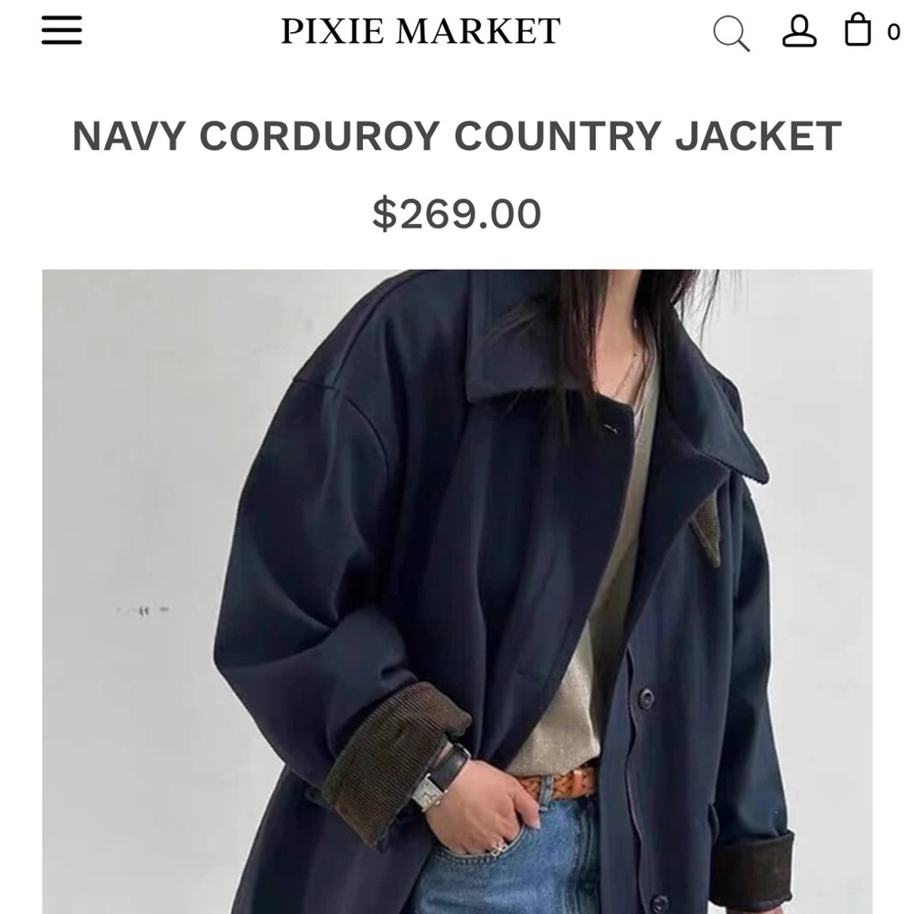 Navy Blue Women's Jacket